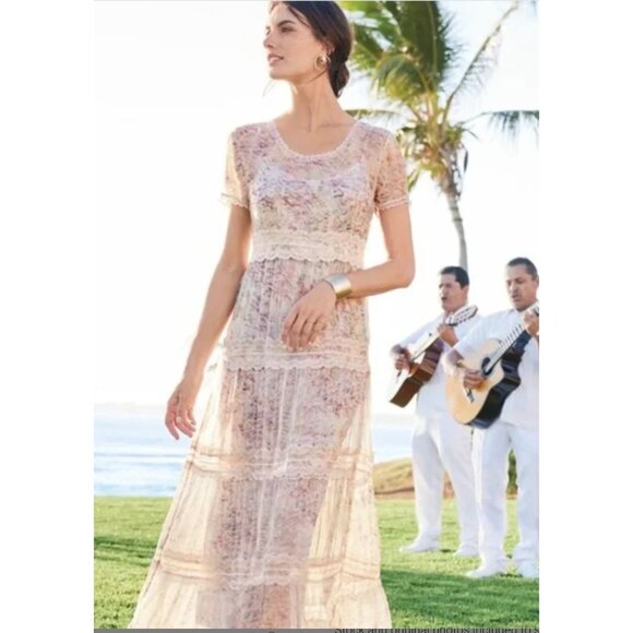 Soft Surroundings Althea Maxi dress *SLIP ONLY* Sleeveless Size 24W 3X Plus Size - Picture 10 of 12